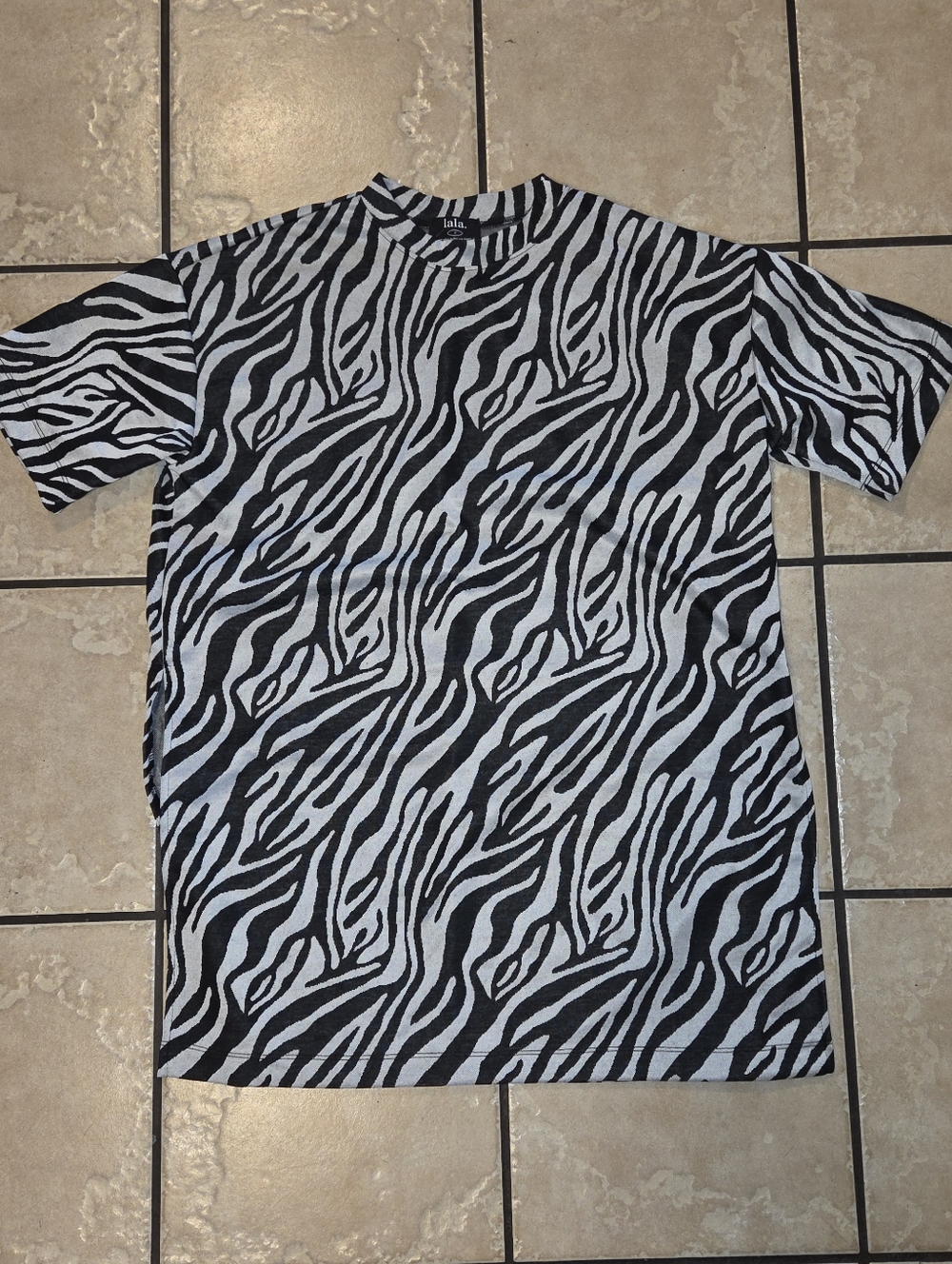 Dressed In LALA: Black & White Zebra Print Matching Set